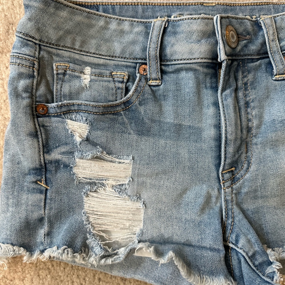 American Eagle outfitters distressed, jean shorts - Picture 2 of 8